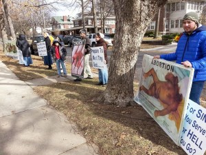 At Wichita Abortionist's Home